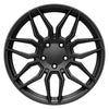19" Replica Wheel fits Chevrolet C8 Corvette - CV03D Satin Black 19x8.5