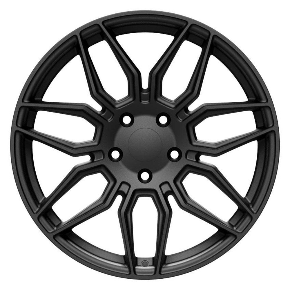 19" Replica Wheel fits Chevrolet C8 Corvette - CV03D Satin Black 19x8.5