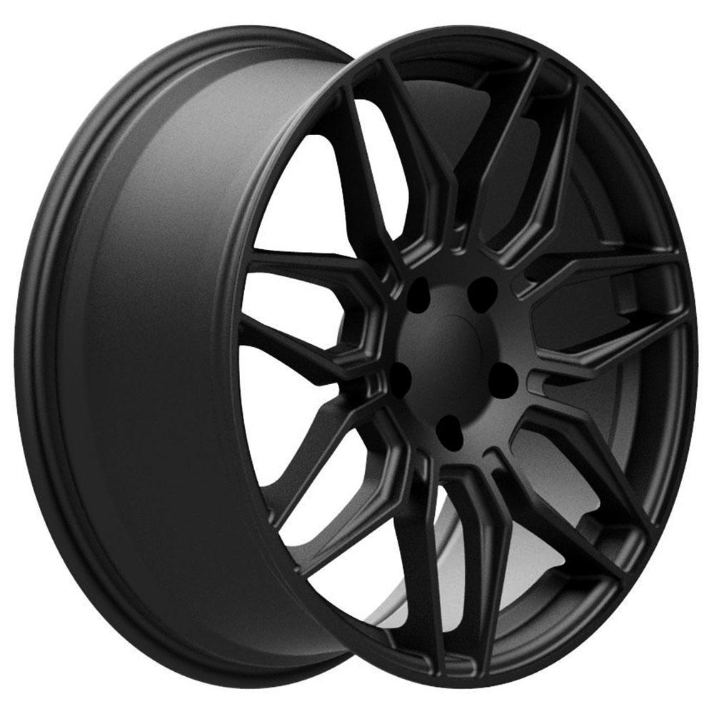 19" Replica Wheel fits Chevrolet C8 Corvette - CV03D Satin Black 19x8.5
