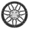 19" Replica Wheel fits Chevrolet C8 Corvette - CV03D Gunmetal Machined 19x8.5