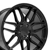 20" Replica Wheel fits Chevrolet C8 Corvette - CV03D Black 20x11