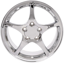 Load image into Gallery viewer, 17&quot; Replica Wheel CV05 Fits Chevrolet Corvette - C5 Rim 17x8.5 Chrome Wheel