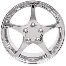 Cargar imagen en el visor de la galería, 17" Replica Wheel CV05 Fits Chevrolet Corvette - C5 Rim 17x8.5 Chrome Wheel