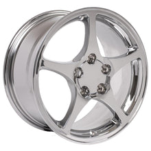 Cargar imagen en el visor de la galería, 17" Replica Wheel CV05 Fits Chevrolet Corvette - C5 Rim 17x8.5 Chrome Wheel