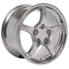 Cargar imagen en el visor de la galería, 18" Replica Wheel CV05 Fits Chevrolet Corvette - C5 Rim 18x9.5 Deep Dish Chrome Wheel