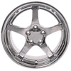 18" Replica Wheel CV05 Fits Chevrolet Corvette - C5 Rim 18x10.5 Deep Dish Chrome Wheel