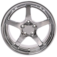 Cargar imagen en el visor de la galería, 18" Replica Wheel CV05 Fits Chevrolet Corvette - C5 Rim 18x10.5 Deep Dish Chrome Wheel