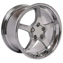 Cargar imagen en el visor de la galería, 18" Replica Wheel CV05 Fits Chevrolet Corvette - C5 Rim 18x10.5 Deep Dish Chrome Wheel