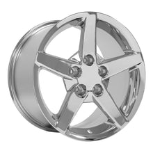 Cargar imagen en el visor de la galería, 17" Replica Wheel CV06 Fits Chevrolet Corvette - C6 Rim 17x9.5 Chrome Wheel