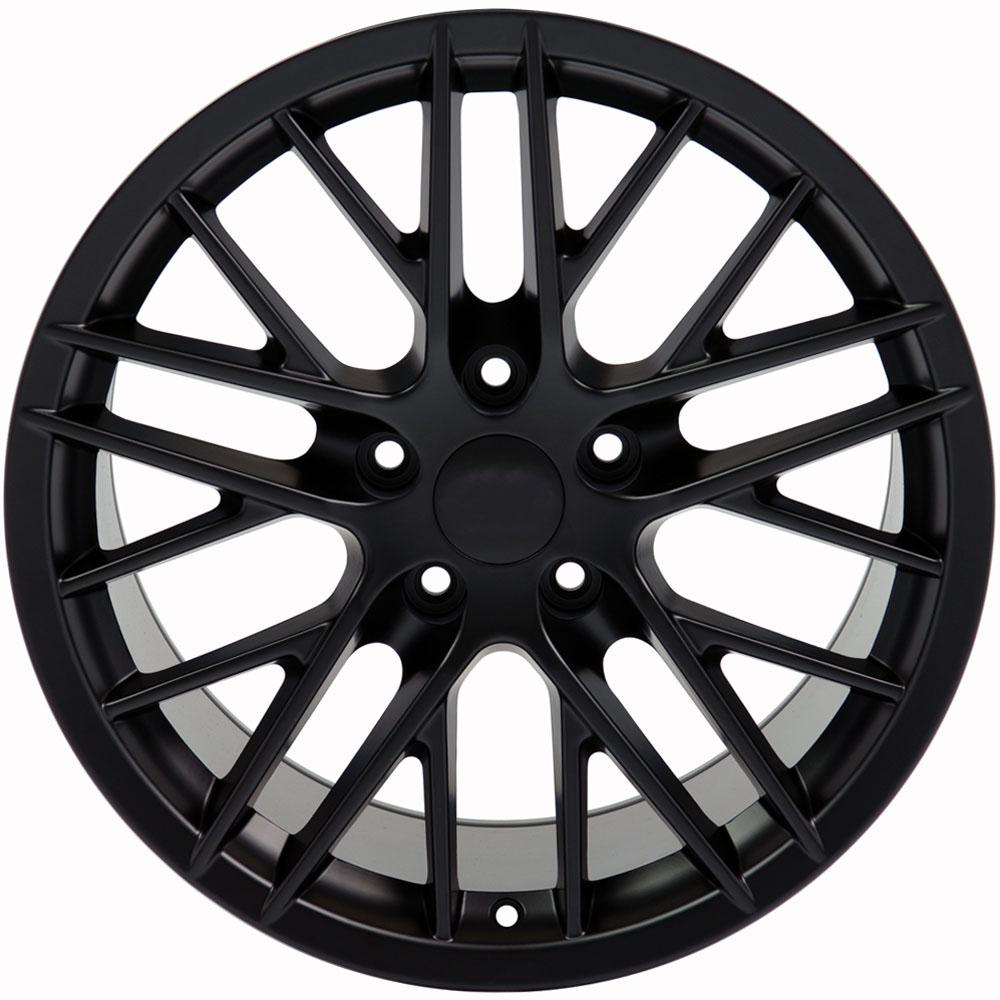 18" Replica Wheel CV08A Fits Chevrolet Corvette - C6 ZR1 Rim 18x10.5 Satin Wheel
