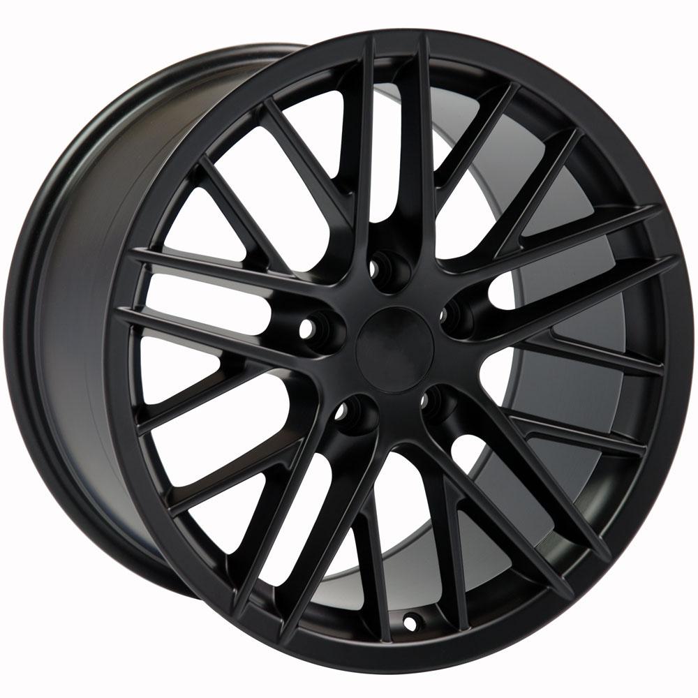 18" Replica Wheel CV08A Fits Chevrolet Corvette - C6 ZR1 Rim 18x10.5 Satin Wheel