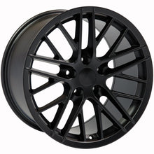 Cargar imagen en el visor de la galería, 18" Replica Wheel CV08A Fits Chevrolet Corvette - C6 ZR1 Rim 18x10.5 Satin Wheel