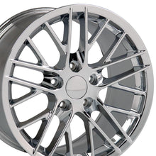 Cargar imagen en el visor de la galería, 17&quot; Replica Wheel CV08A Fits Chevrolet Corvette - C6 ZR1 Rim 17x9.5 Chrome Wheel