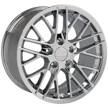 Cargar imagen en el visor de la galería, 18" Replica Wheel CV08B Fits Chevrolet Corvette - C6 ZR1 Rim 18x8.5 Chrome Wheel