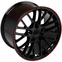 Cargar imagen en el visor de la galería, 19" Replica Wheel CV08B Fits Chevrolet Corvette - C6 ZR1 Rim 19x10 Redline Wheel