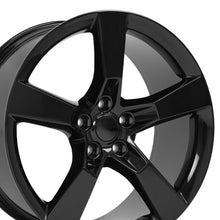 Cargar imagen en el visor de la galería, 20" Replica Wheel CV11 Fits Chevrolet Camaro SS Rim 20x9 Black Wheel