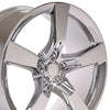 20" Replica Wheel CV11 Fits Chevrolet Camaro SS Rim 20x9 Chrome Wheel