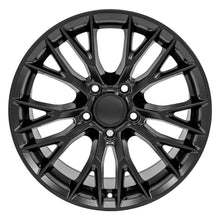 Cargar imagen en el visor de la galería, 19" Replica Wheel CV22 Fits Chevrolet Corvette - C7 Z06 Rim 19x10 Black Wheel