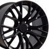 19" Replica Wheel CV22 Fits Chevrolet Corvette - C7 Z06 Rim 19x10 Black Wheel