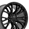 18" Replica Wheel CV22 Fits Chevrolet Corvette - C7 Z06 Rim 18x10.5 Black Wheel