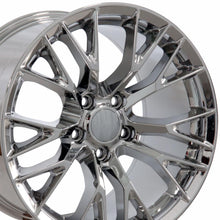 Cargar imagen en el visor de la galería, 18" Replica Wheel CV22 Fits Chevrolet Corvette - C7 Z06 Rim 18x8.5 Chrome Wheel