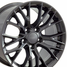 Cargar imagen en el visor de la galería, 17&quot; Replica Wheel CV22 Fits Chevrolet Corvette - C7 Z06 Rim 17x9.5 Gunmetal Wheel