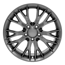 Cargar imagen en el visor de la galería, 18" Replica Wheel CV22 Fits Chevrolet Corvette - C7 Z06 Rim 18x8.5 Gunmetal Wheel