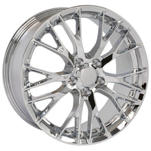Cargar imagen en el visor de la galería, 19" Replica Wheel CV22 Fits Chevrolet Corvette - C7 Z06 Rim 19x8.5 Chrome Wheel