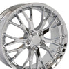 19" Replica Wheel CV22 Fits Chevrolet Corvette - C7 Z06 Rim 19x8.5 Chrome Wheel