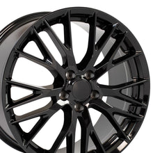 Cargar imagen en el visor de la galería, 20" Replica Wheel CV22 Fits Chevrolet Corvette - C7 Z06 Rim 20x10 Black Wheel