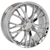 20" Replica Wheel CV22 Fits Chevrolet Corvette - C7 Z06 Rim 20x10 Chrome Wheel