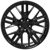 20" Replica Wheel CV25 Fits Chevrolet Camaro ZL1 Rim 20x8.5 Satin Wheel