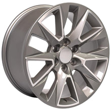 Cargar imagen en el visor de la galería, 20" Replica Wheel CV26 Fits Chevrolet Silverado LTZ Rim 20x9 Machined Wheel