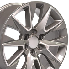 Cargar imagen en el visor de la galería, 20" Replica Wheel CV26 Fits Chevrolet Silverado LTZ Rim 20x9 Machined Wheel
