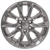20" Replica Wheel CV26 Fits Chevrolet Silverado LTZ Rim 20x9 Polished Wheel
