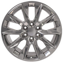 Cargar imagen en el visor de la galería, 20" Replica Wheel CV26 Fits Chevrolet Silverado LTZ Rim 20x9 Polished Wheel