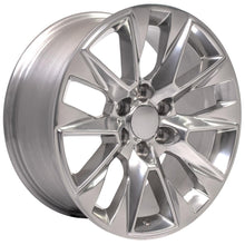 Cargar imagen en el visor de la galería, 20" Replica Wheel CV26 Fits Chevrolet Silverado LTZ Rim 20x9 Polished Wheel