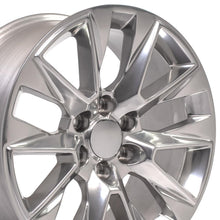 Cargar imagen en el visor de la galería, 20" Replica Wheel CV26 Fits Chevrolet Silverado LTZ Rim 20x9 Polished Wheel