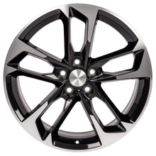 Cargar imagen en el visor de la galería, 20" Replica Wheel CV29 Fits Chevrolet Camaro Rim 20x8.5 Black Mach'd Wheel