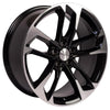 20" Replica Wheel CV29 Fits Chevrolet Camaro Rim 20x9.5 Black Mach'd Wheel