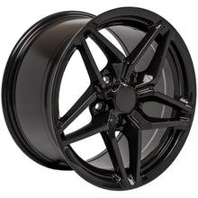 Cargar imagen en el visor de la galería, 17" Replica Wheel CV31 Fits Chevrolet Corvette - C7 ZR1 Rim 17x9.5 Black Wheel