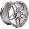 17" Replica Wheel CV31 Fits Chevrolet Corvette - C7 ZR1 Rim 17x9.5 Chrome Wheel