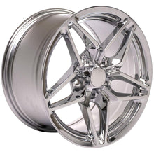 Cargar imagen en el visor de la galería, 17" Replica Wheel CV31 Fits Chevrolet Corvette - C7 ZR1 Rim 17x9.5 Chrome Wheel