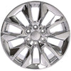 20" Replica Wheel CV32 Fits Chevrolet Silverado Rim 20x9 Chrome Wheel
