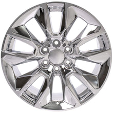 Cargar imagen en el visor de la galería, 20" Replica Wheel CV32 Fits Chevrolet Silverado Rim 20x9 Chrome Wheel