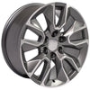 20" Replica Wheel CV32 Fits Chevrolet Silverado Rim 20x9 Machined Wheel
