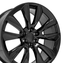 Load image into Gallery viewer, 24" Replica Wheel fits Chevrolet Silverado 1500 - CV32 Gloss Black 24x10