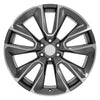24" Replica Wheel fits Chevrolet Silverado 1500 - CV32 Machined Gunmetal 24x10