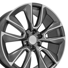 Load image into Gallery viewer, 24" Replica Wheel fits Chevrolet Silverado 1500 - CV32 Machined Gunmetal 24x10