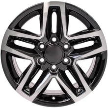 Cargar imagen en el visor de la galería, 18" Replica Wheel CV34B Fits Chevrolet Silverado Rim 18x8.5 Machined Wheel